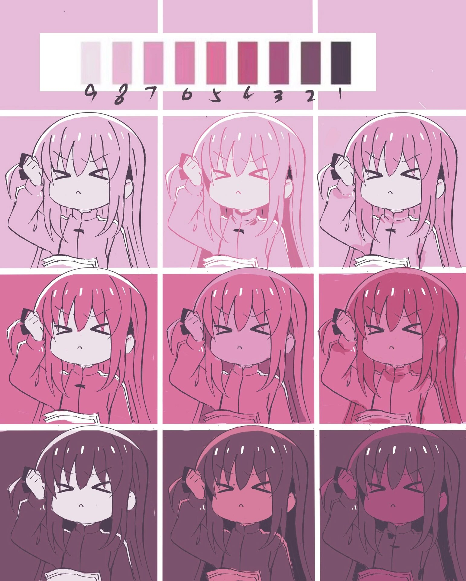 色构作业明度九调!