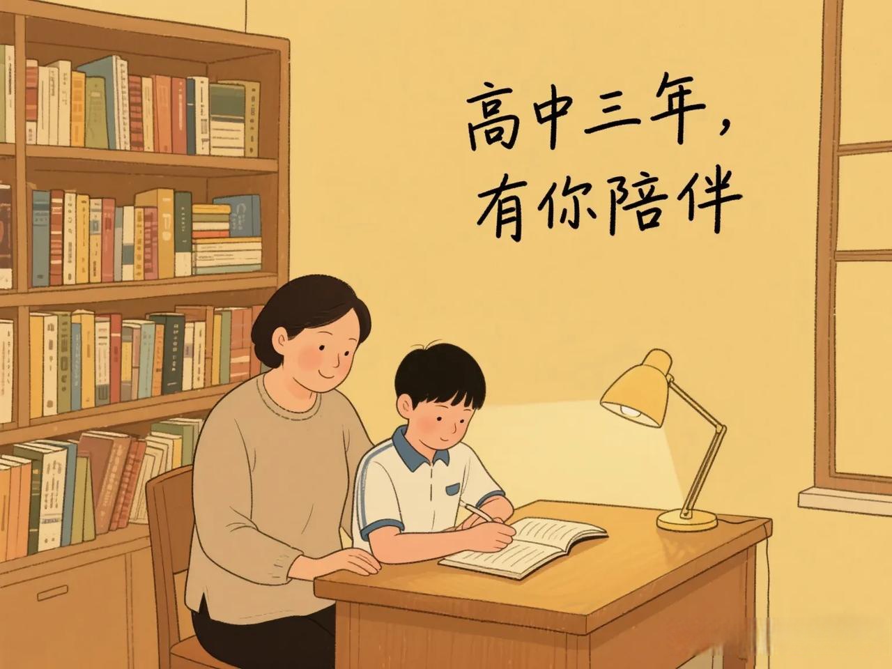 陪读陪读的图片家长陪读照片陪读照片漫画陪读卡通高中三年父母的