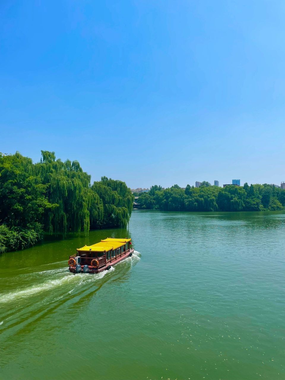 济南护城河游船路线图图片