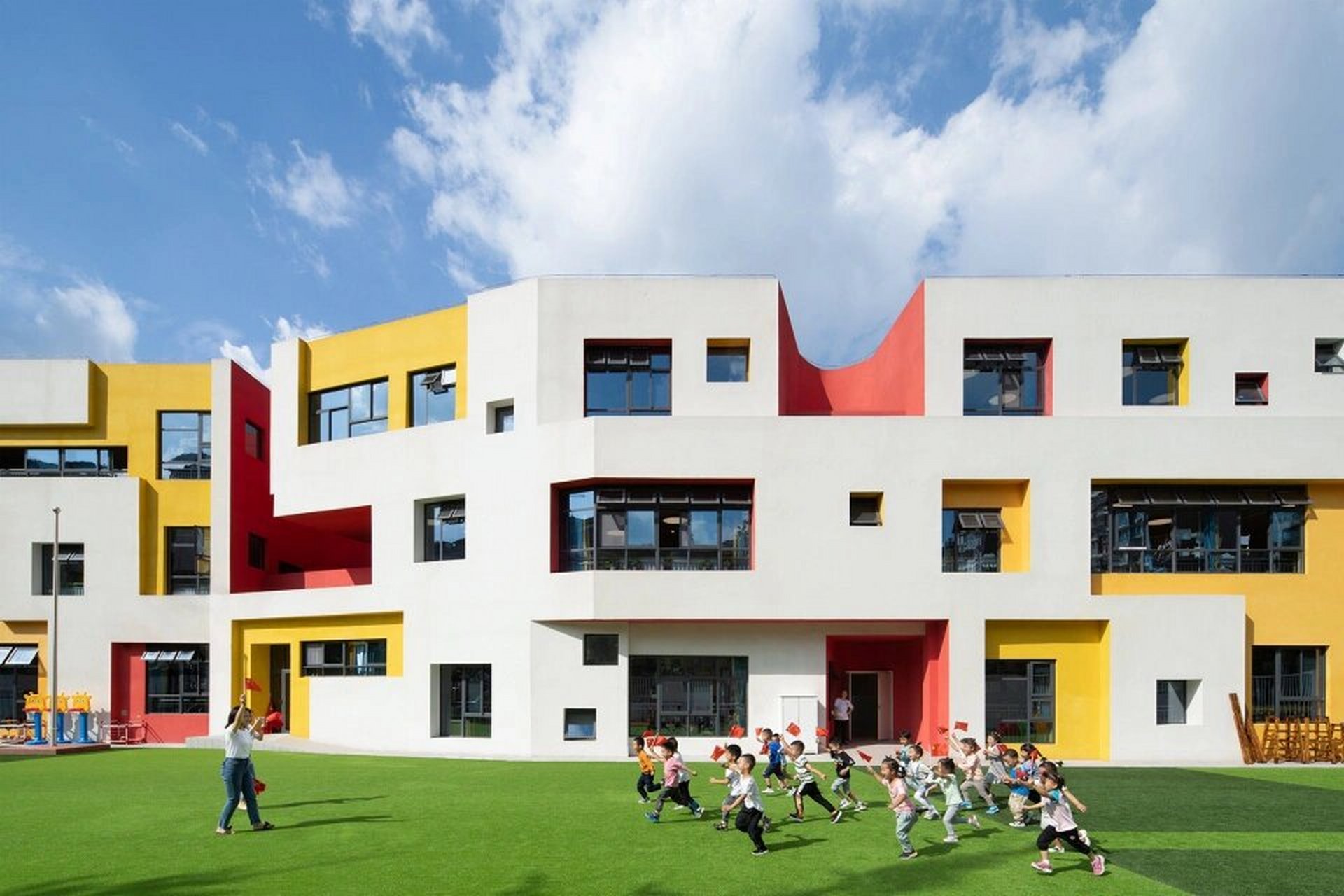 广都幼儿园|童趣天堂 位置|成都 设计|本末建筑 面积|3989m2