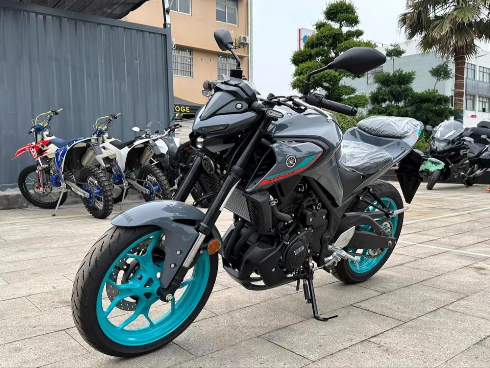 全新雅马哈mt03幻影灰 【详细介绍】:mt-03搭载与r3同款的321cc双缸4