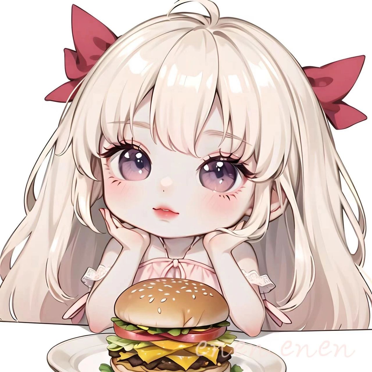 吃货女生闺蜜头像           图片由mewxai生成