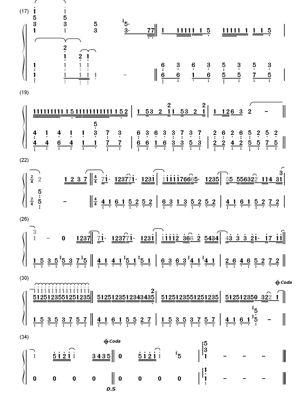《剩下的盛夏》简谱