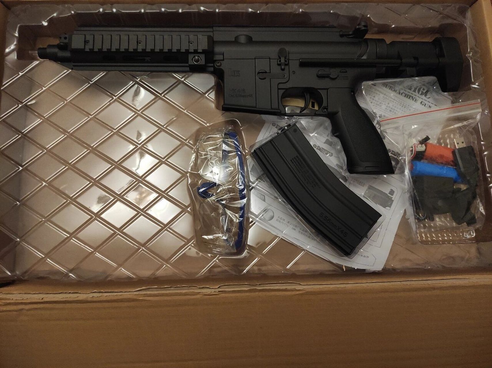 hk416c到hk416d的逐渐改变 锦明模型不可发射