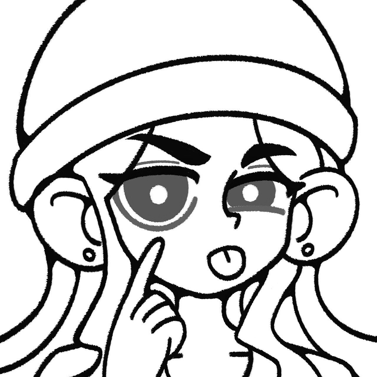 画一个拽姐头像9799 头像自取,不可二传二改;创作不易,请勿盗用.