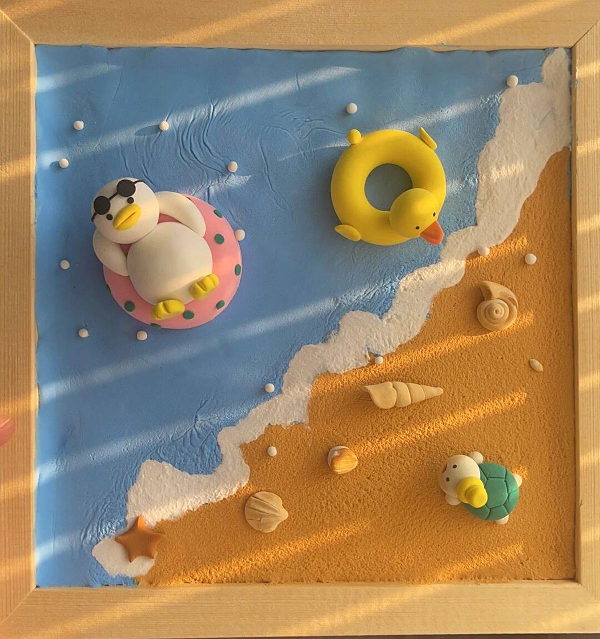 黏土主题(夏日沙滩)