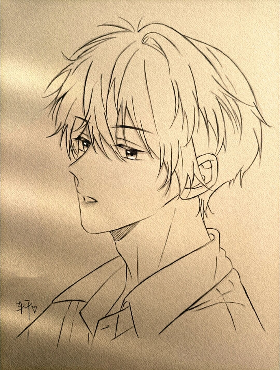 教你画段嘉许 暑假后找工作实习,不知道那时候还没有空更新90 #绘画