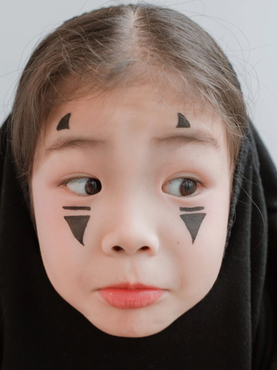 万圣节妆容99附教程|无脸男搞怪可爱九宫格 "万圣节你们奇奇怪怪,我