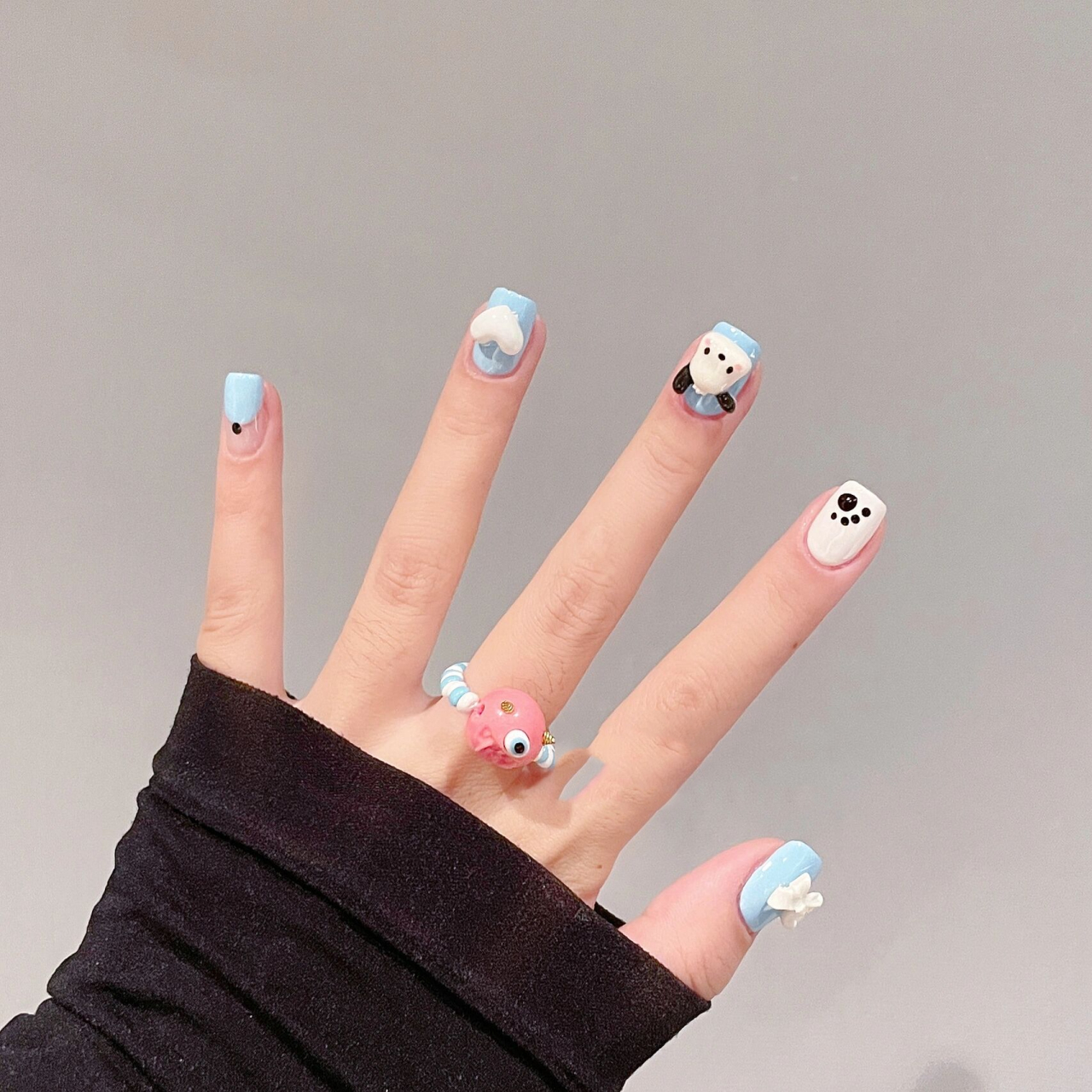 帕恰狗美甲合集 pxx的三丽鸥美甲 嗨喽呀姐妹们 今天这期是被小帕这个