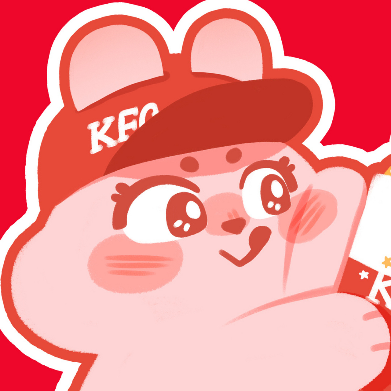 情侣头像丨拜托 真有情侣不过疯狂星期四吗 正在循环播放《kfc-crazy