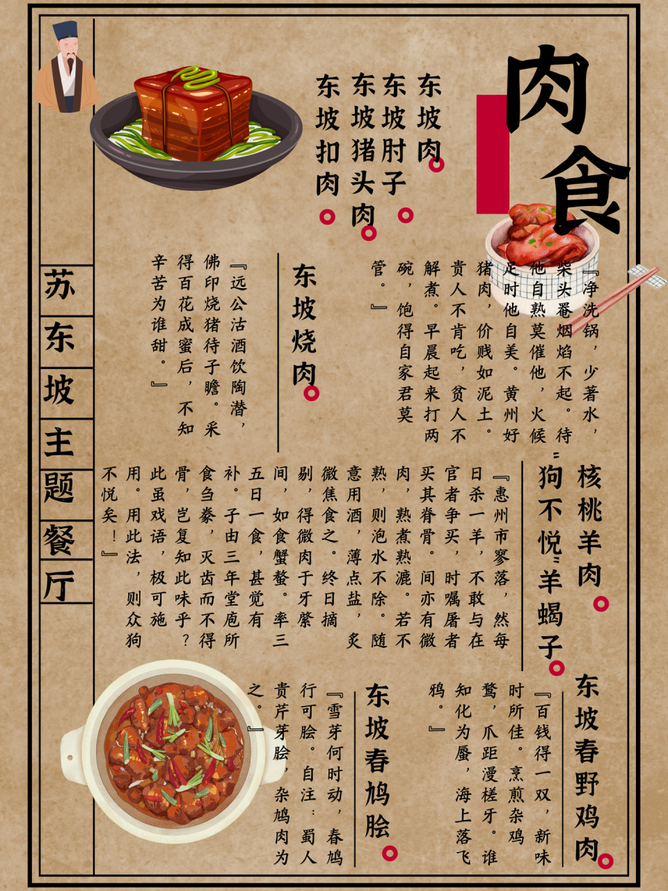 肉食菜单名称大全图片