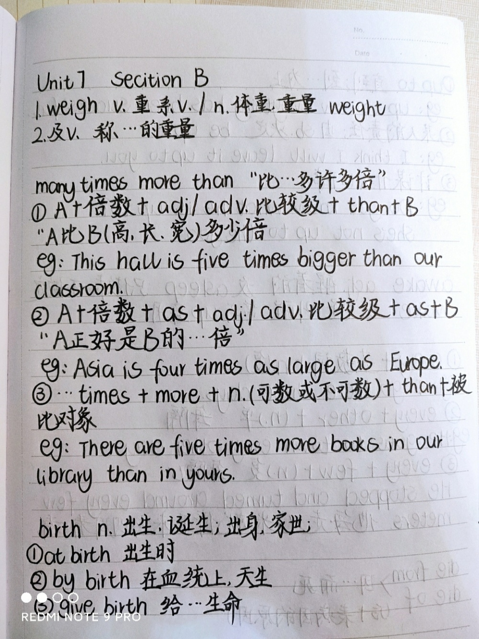 人教版英语八年级下册第七单元b部分笔记