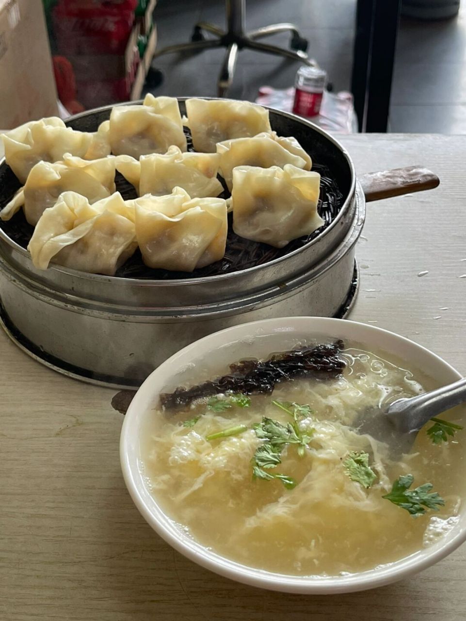 菏泽美食61小挑馄饨 还可以,性价比挺高的 感觉学校门口的东西都好