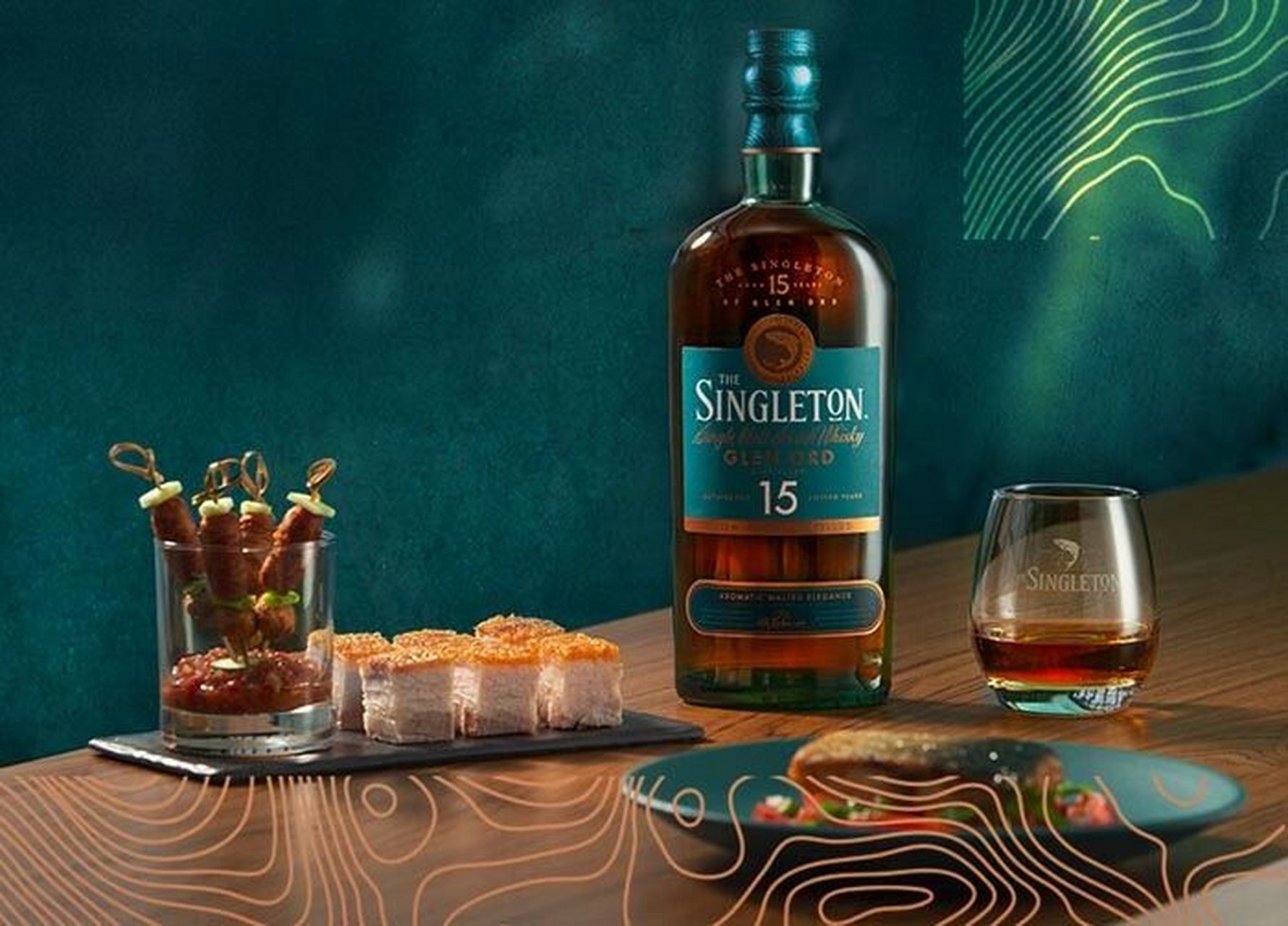 苏格登格兰欧德15年单一麦芽苏格兰威士忌 the singleton of glen ord