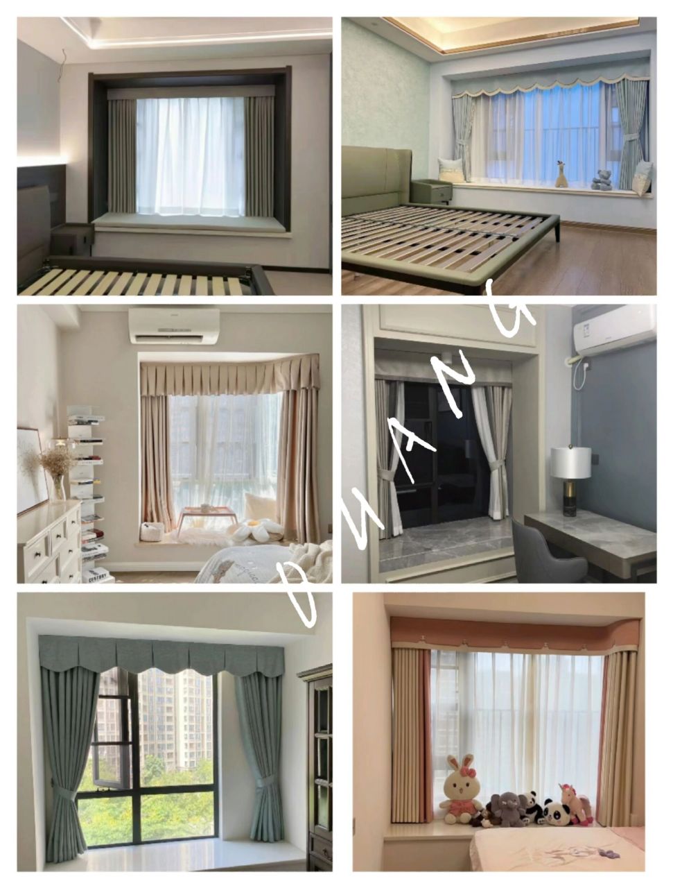 飘窗窗帘帘头大合集,简易美观