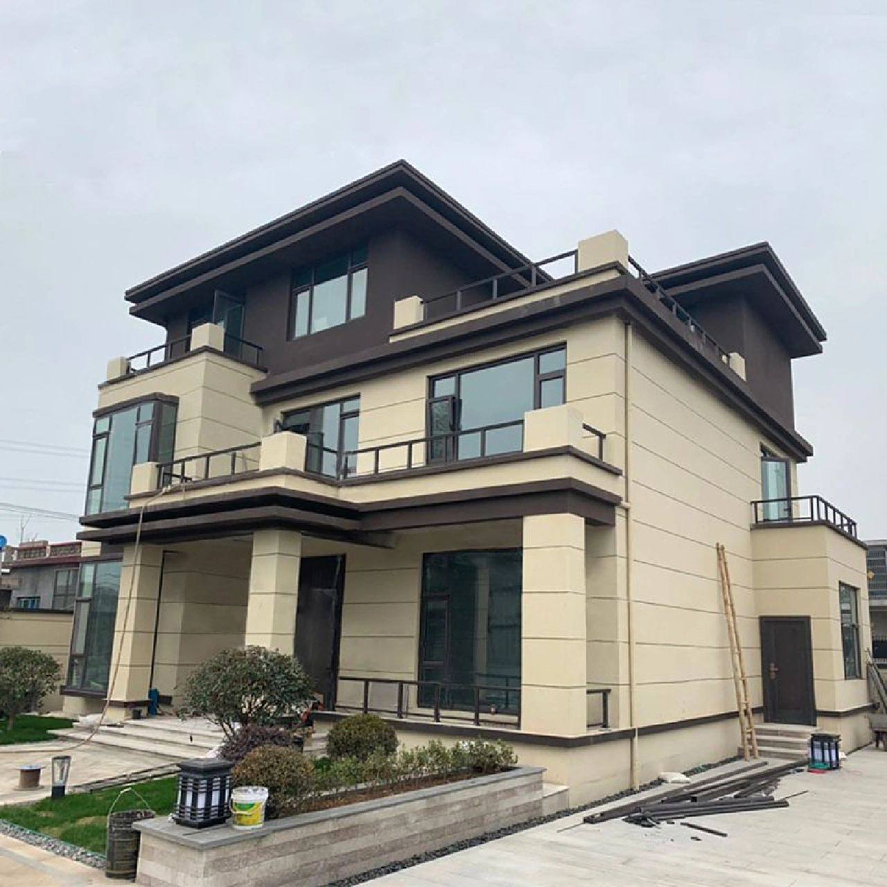 农村钢结构自建房 重钢别墅 成本低 施工快 农村自己建房  主体钢结构