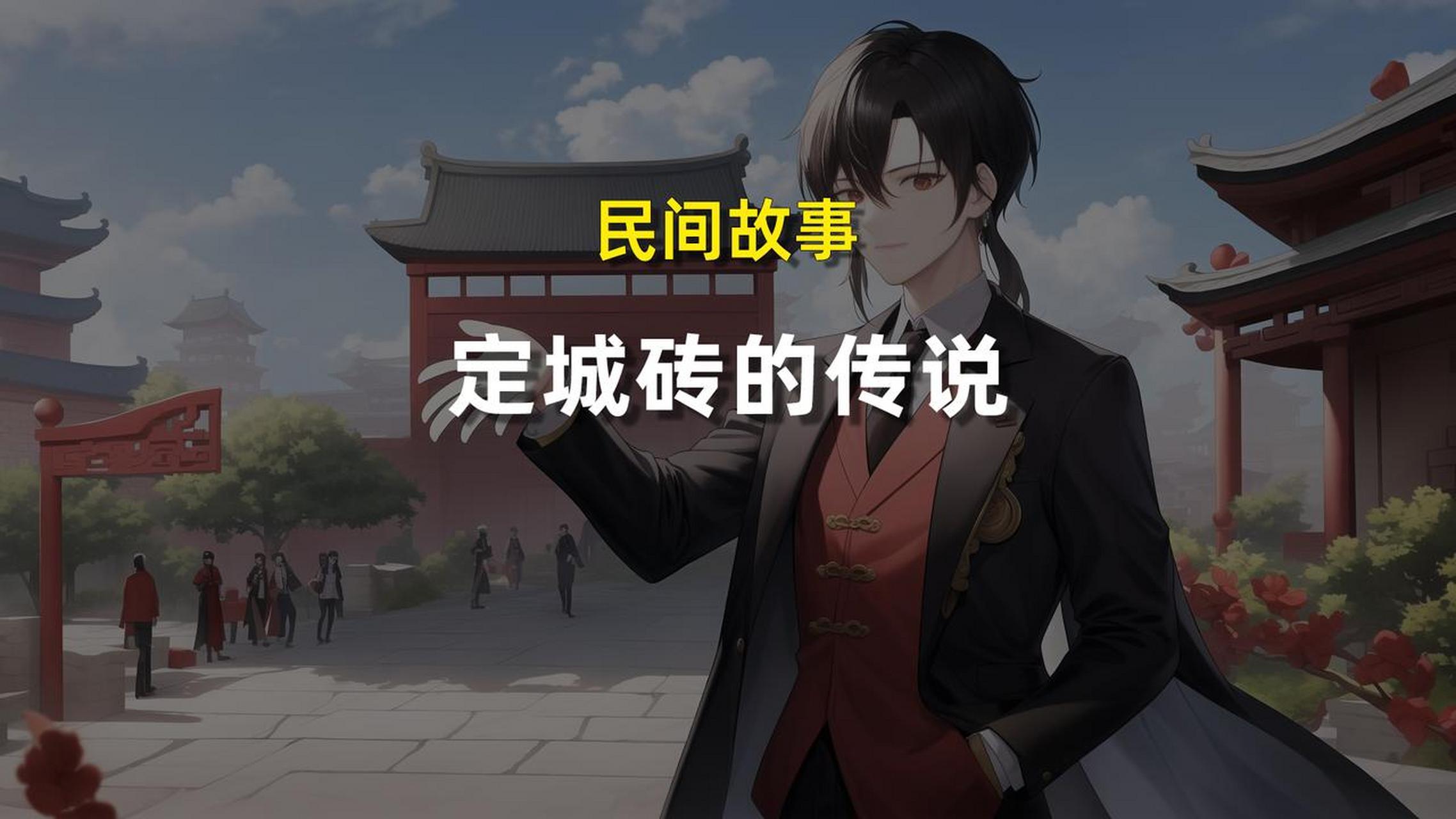 定城砖的传说 "定城砖"是一种安放于嘉峪关瓮城西门后屋檐平台上的一