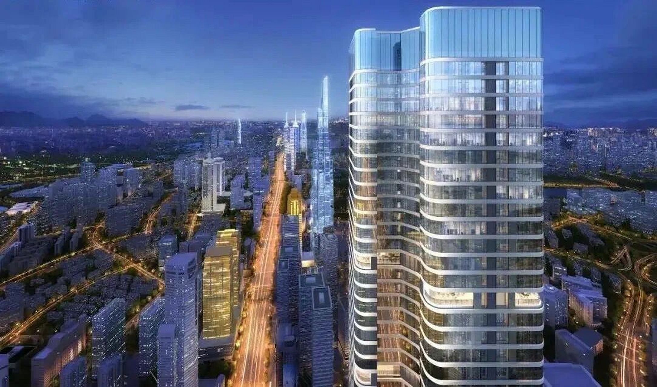 螺旋式群房——aedas 仁恒深之源(备案名仁恒世纪大厦)项目位于深圳