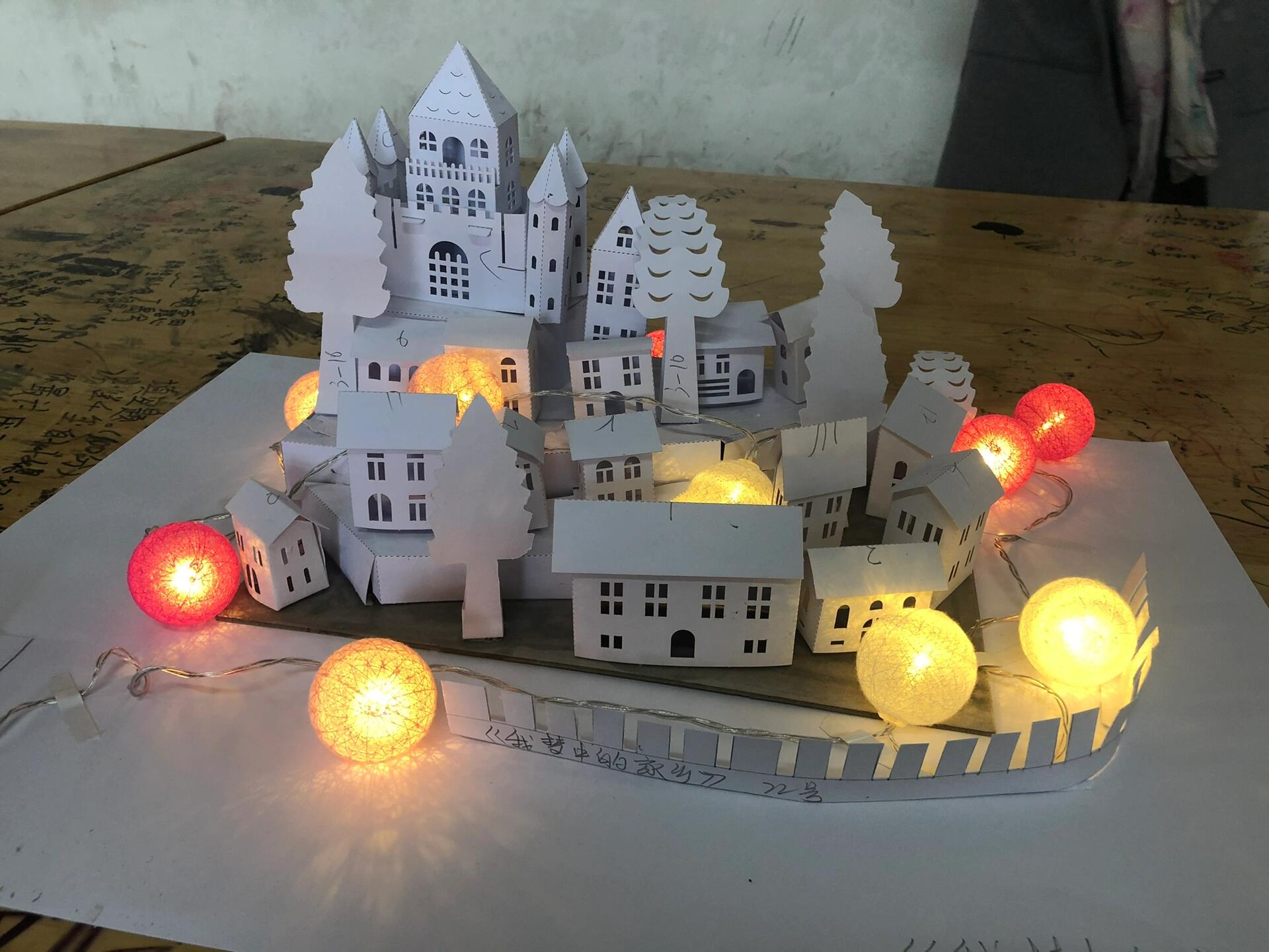 美术技能大赛手工作品