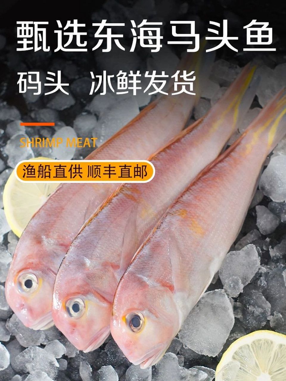 舟山野生马头鱼 又称方头鱼,斧头鱼,学名甘鲷 源自舟山的海鲜美味,每