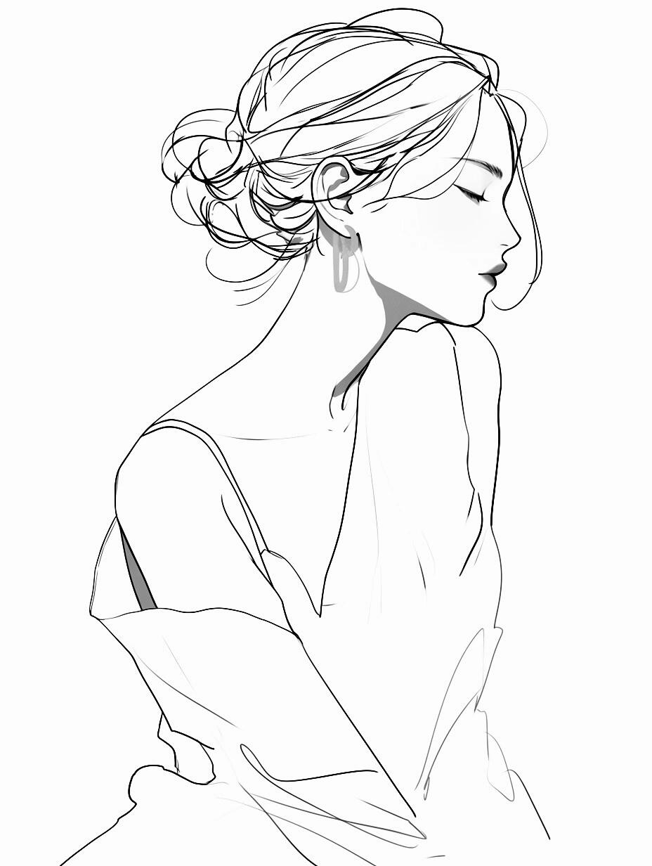 优美的线条·优雅的女孩