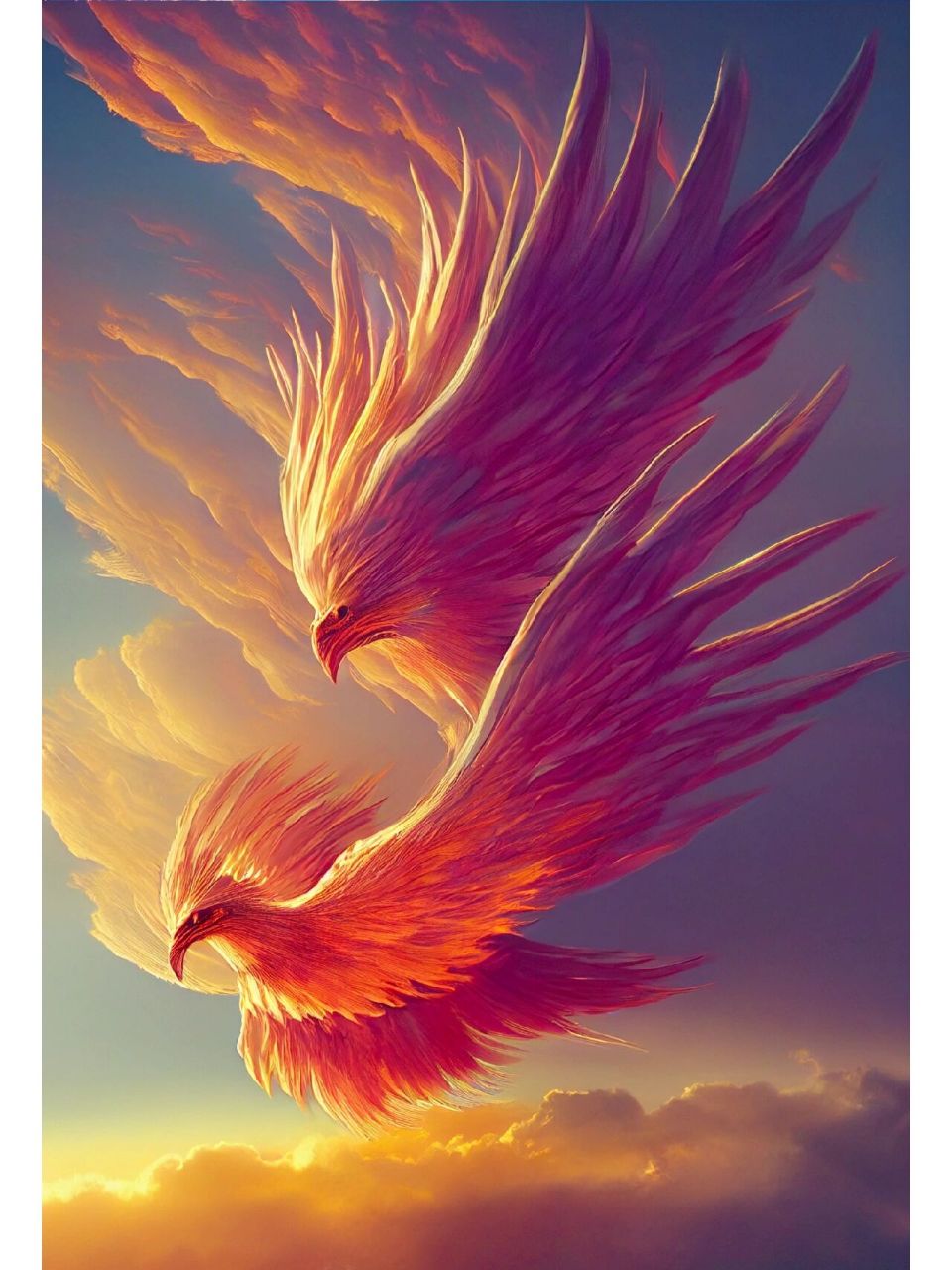 你遇见浴火凤凰,祝一帆风顺  愿你凤祥九天,纳福祥瑞,好运连连 ai人工