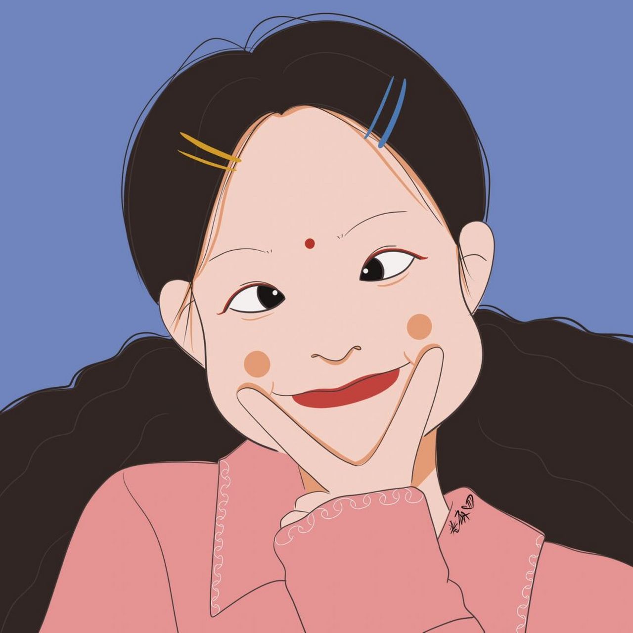 插画 | 头像 | 斗鸡眼 图片92二改92商用92去签名 搬运临摹请