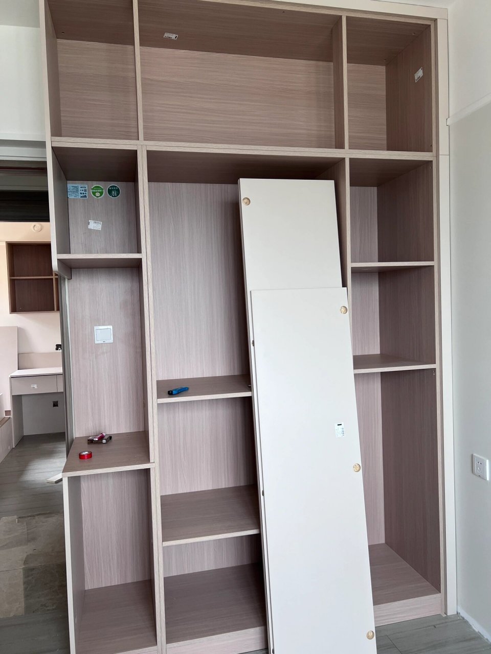 千年舟雅思灰柜门77艺露影愉柜体下车!