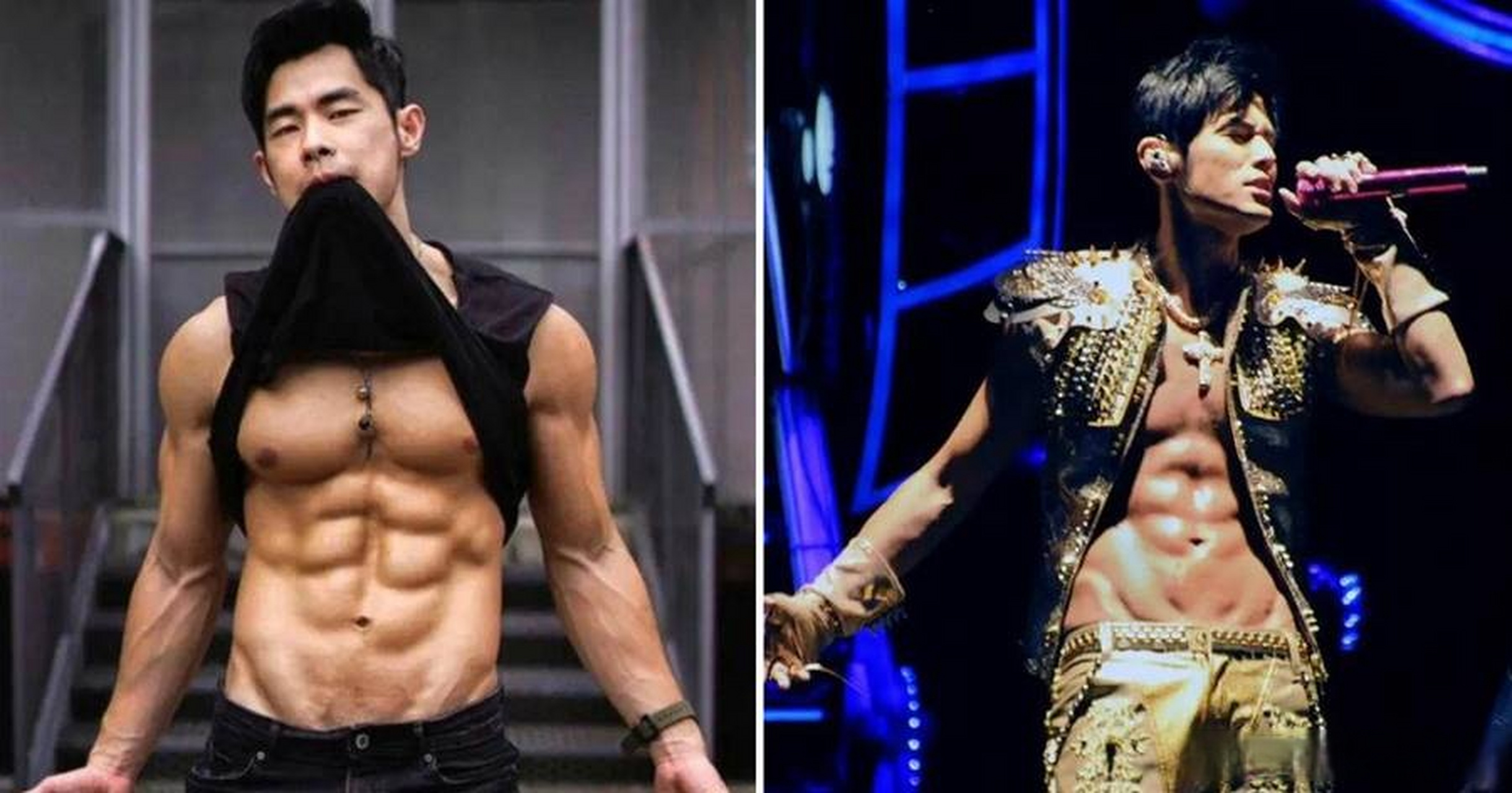 吉隆坡的健身男模因为其神似周杰伦的外貌,他的六块腹肌更是让人惊叹.