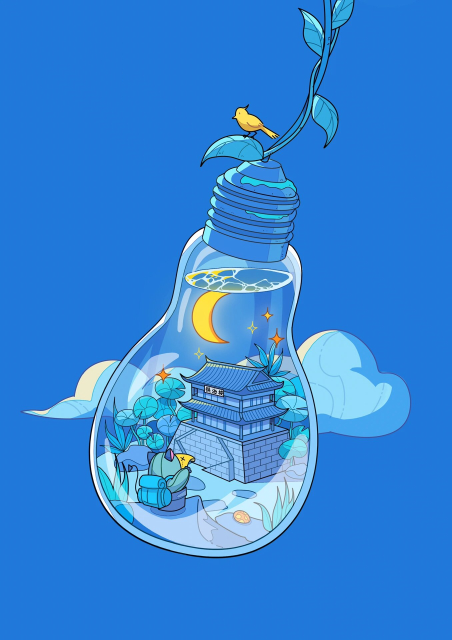 手绘福州,寻找镇海楼