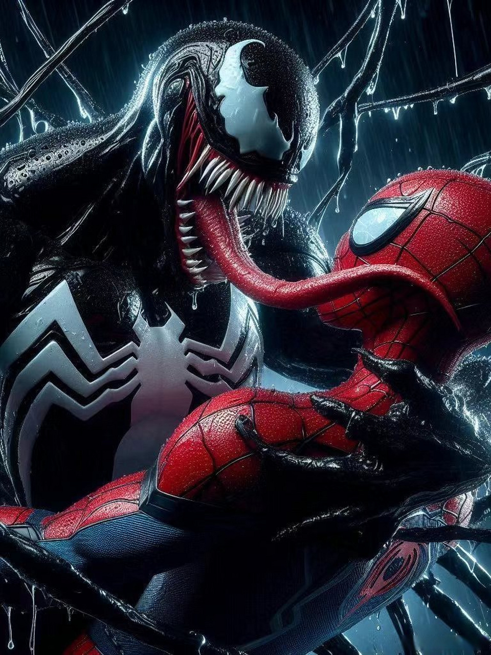 毒液说,来吧小蜘蛛~ 给我你的身体,我将更加强大!