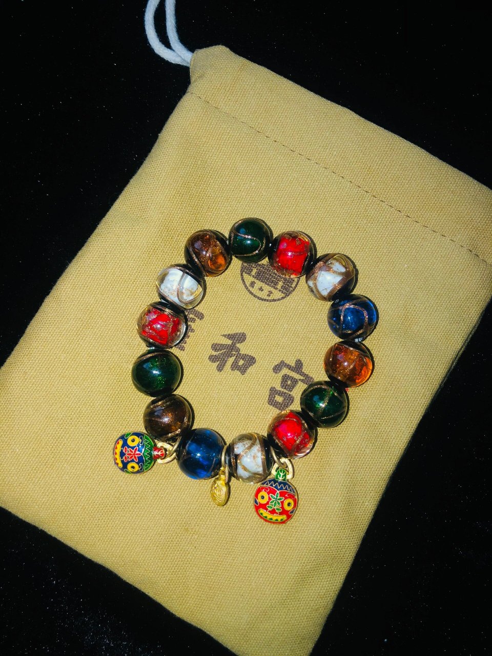 雍和宫的香灰瓷手串十全十美 愿一切安好!心想事成.