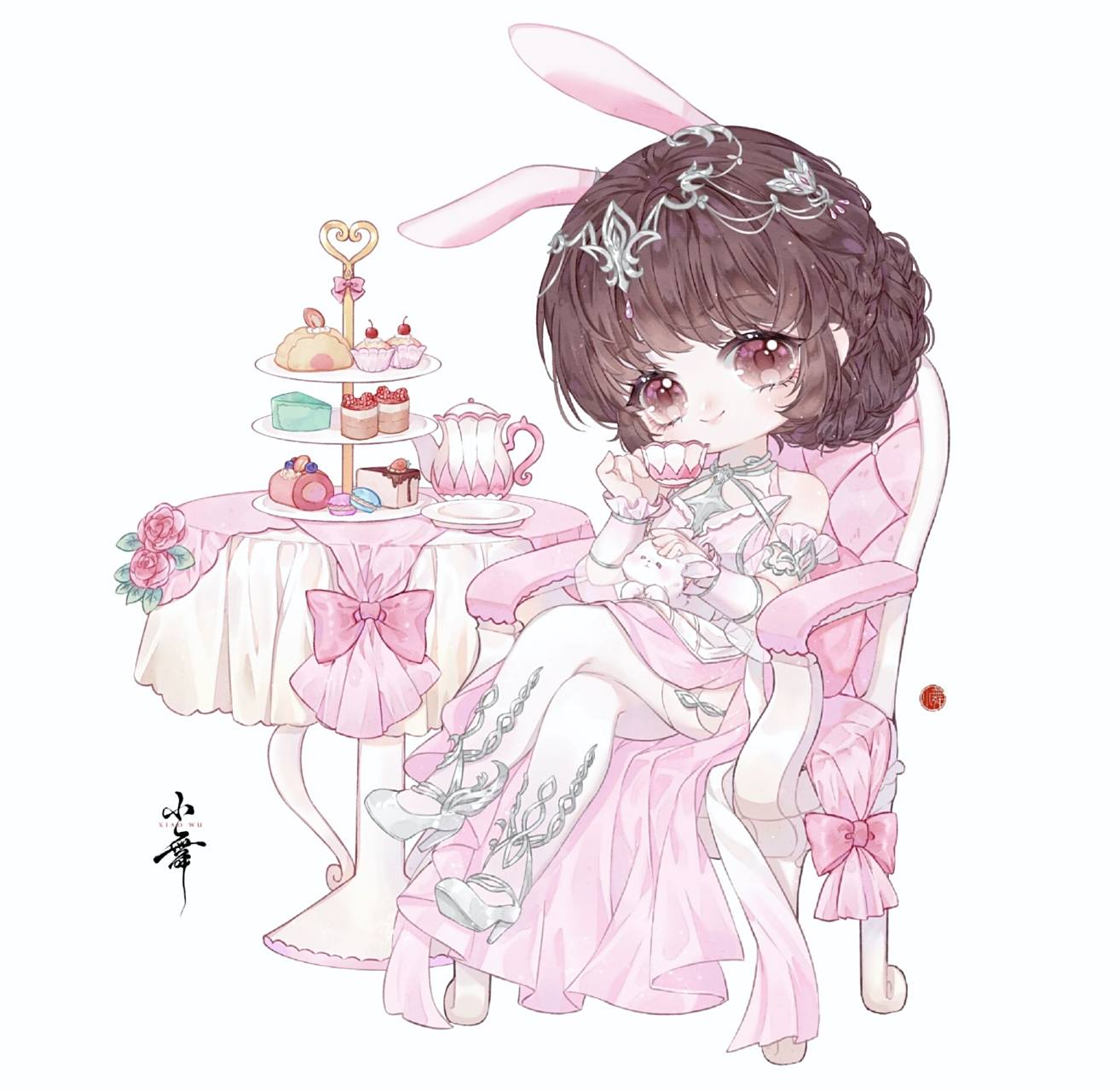 q版·小舞    # 	 96sweetie 	 周一好78 甜蜜来袭,请接收93