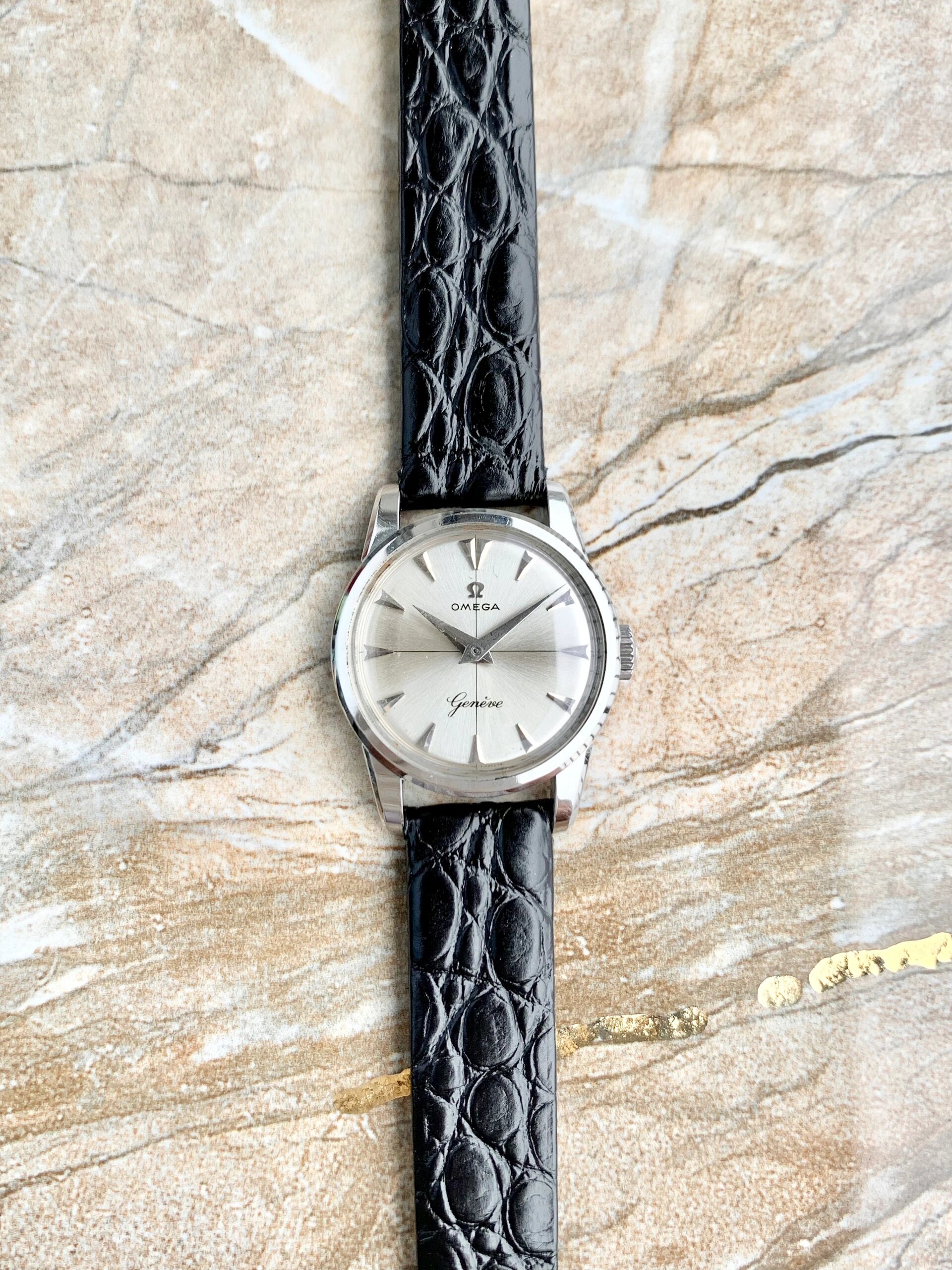 瑞士-omega-欧米茄-日内瓦系列-手动上链机