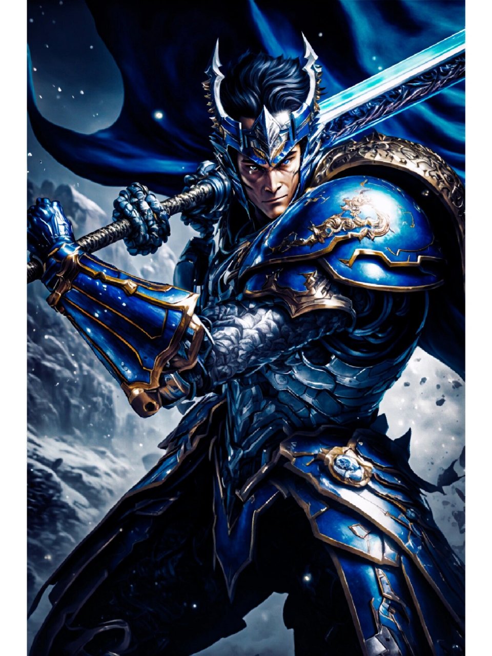 【ai绘画】异界赵云 赵云来到未来机甲,一样的战神.