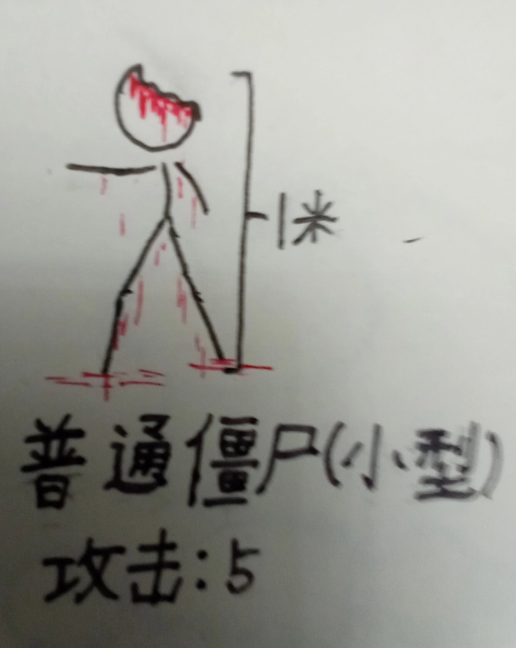 僵尸简笔画