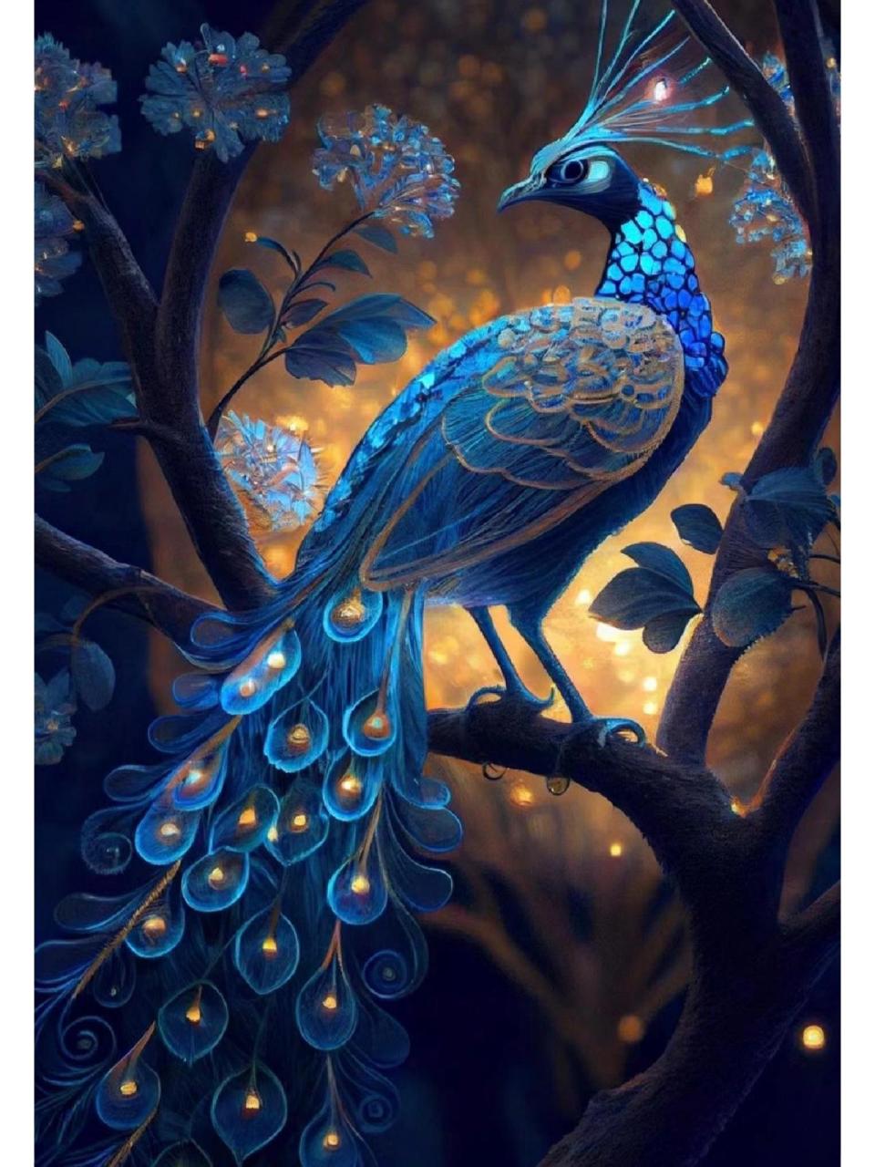 9种不同颜色的孔雀,象征着美丽,高贵 #萌宠# #动物