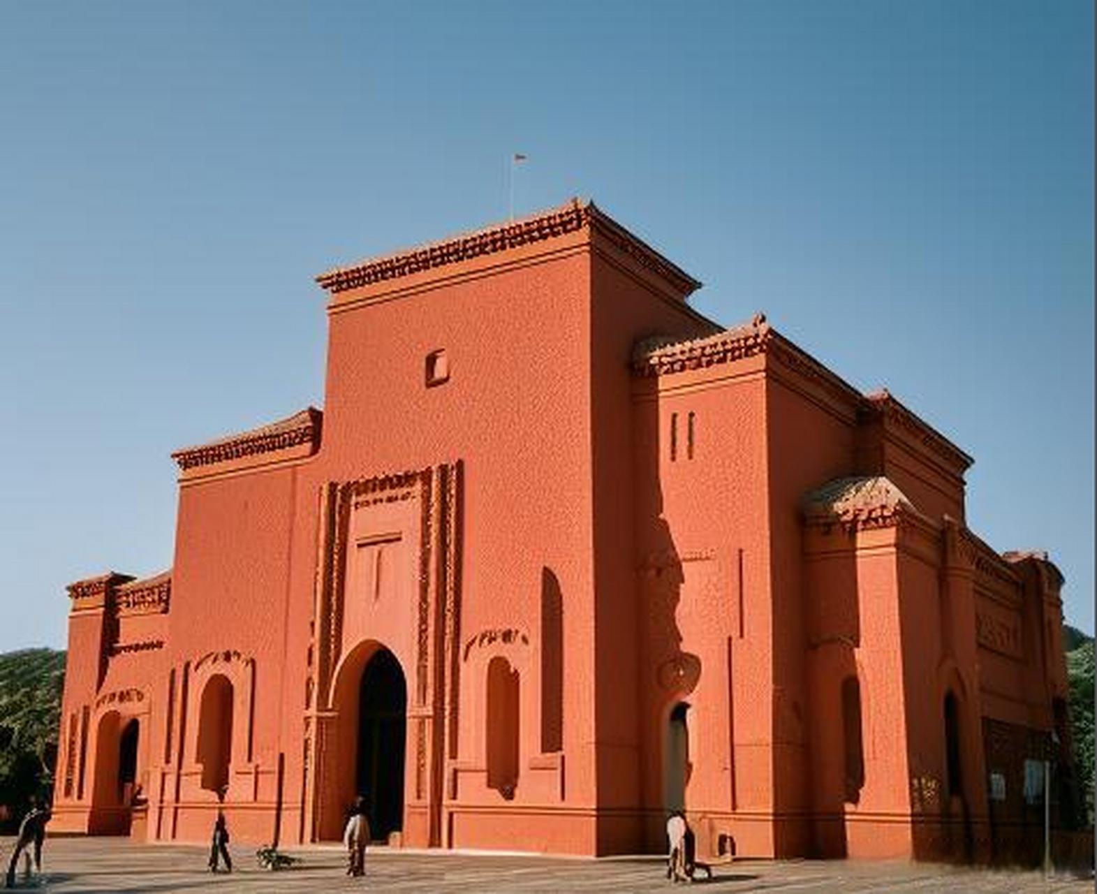 最近几年,红砂岩作为一种天然建筑装饰材料,被追随时尚和自然的建筑