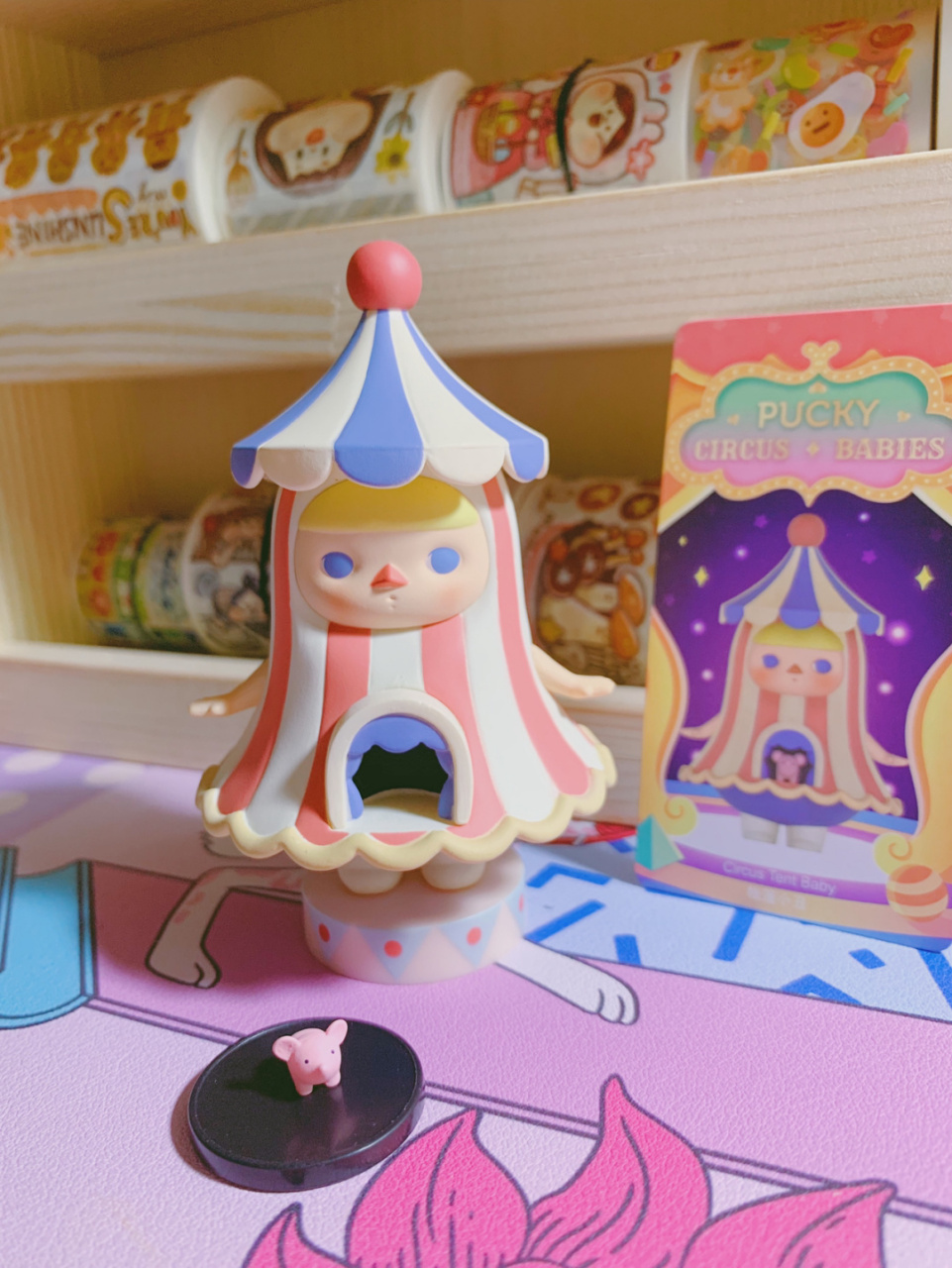 盲盒初体验98毕奇马戏团帐篷小丑的小猪猪 老阿姨第一次买盲盒,居然