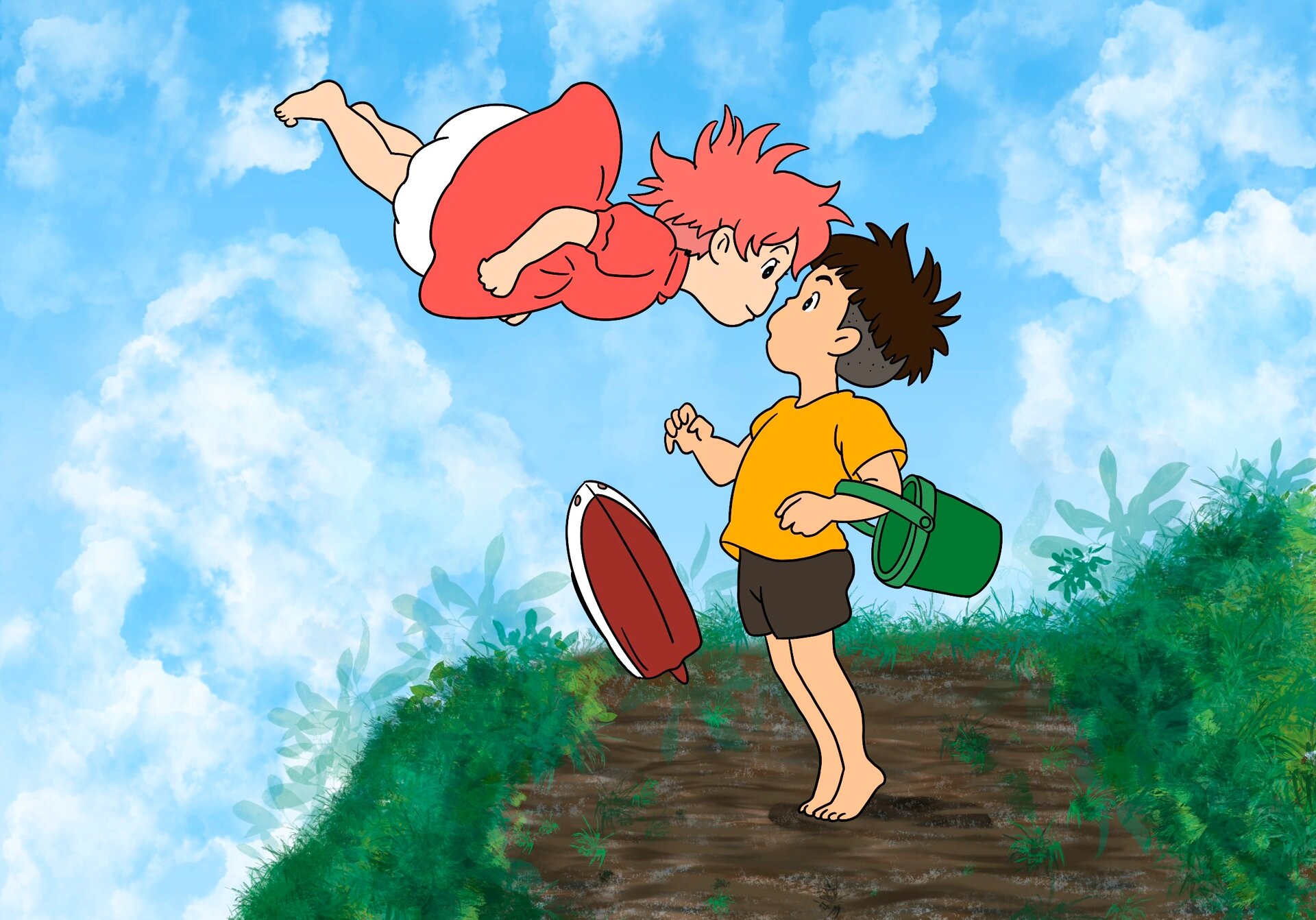 宗介与波妞壁纸(22/100)