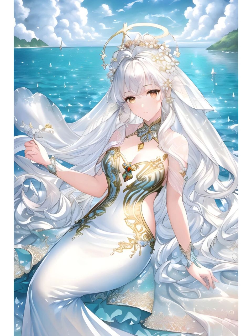 绝美,空中美人鱼