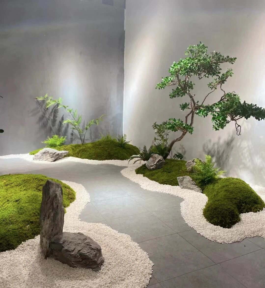 空间设计|枯山水,苔藓景观|园林软装设计