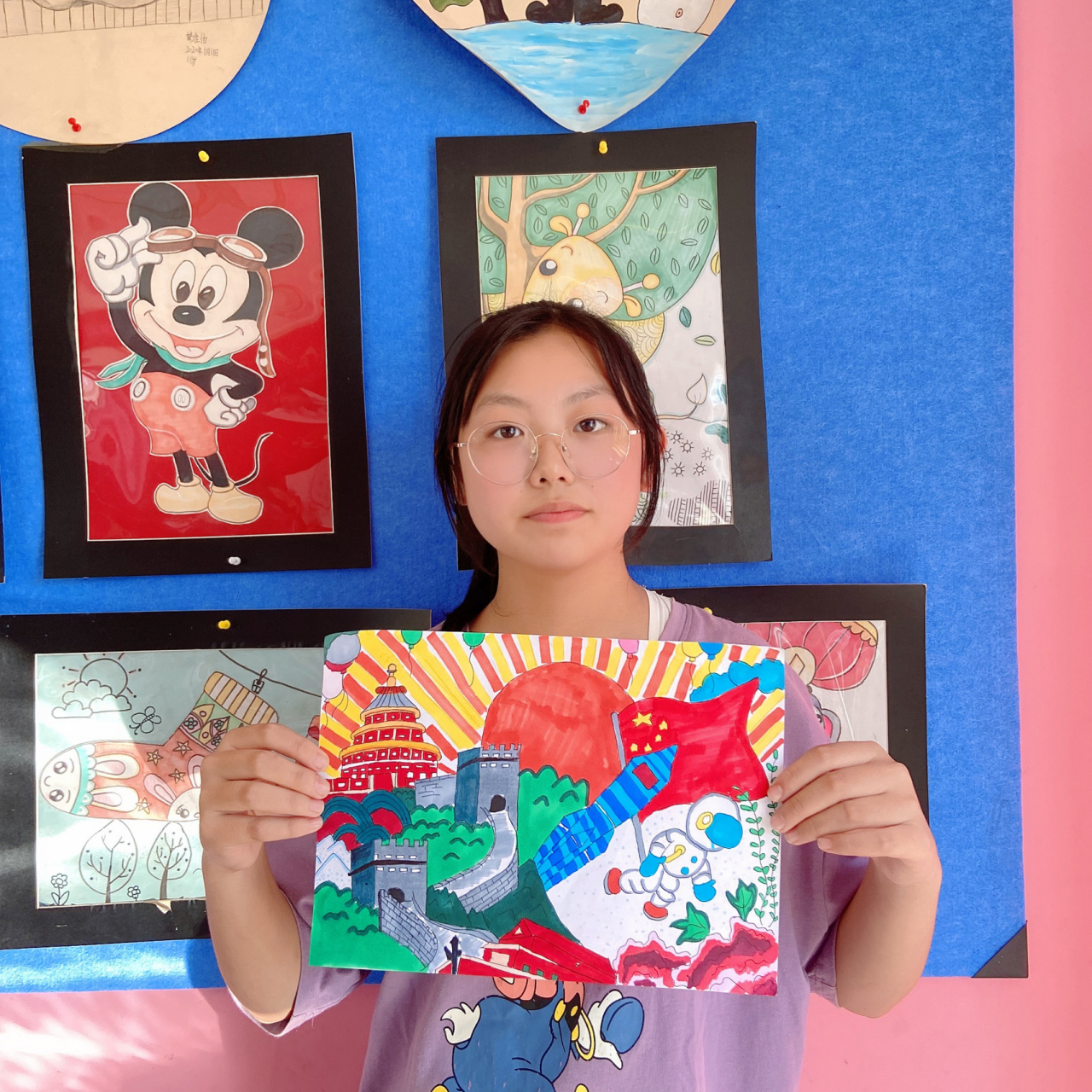 今日分享爱国主题儿童画