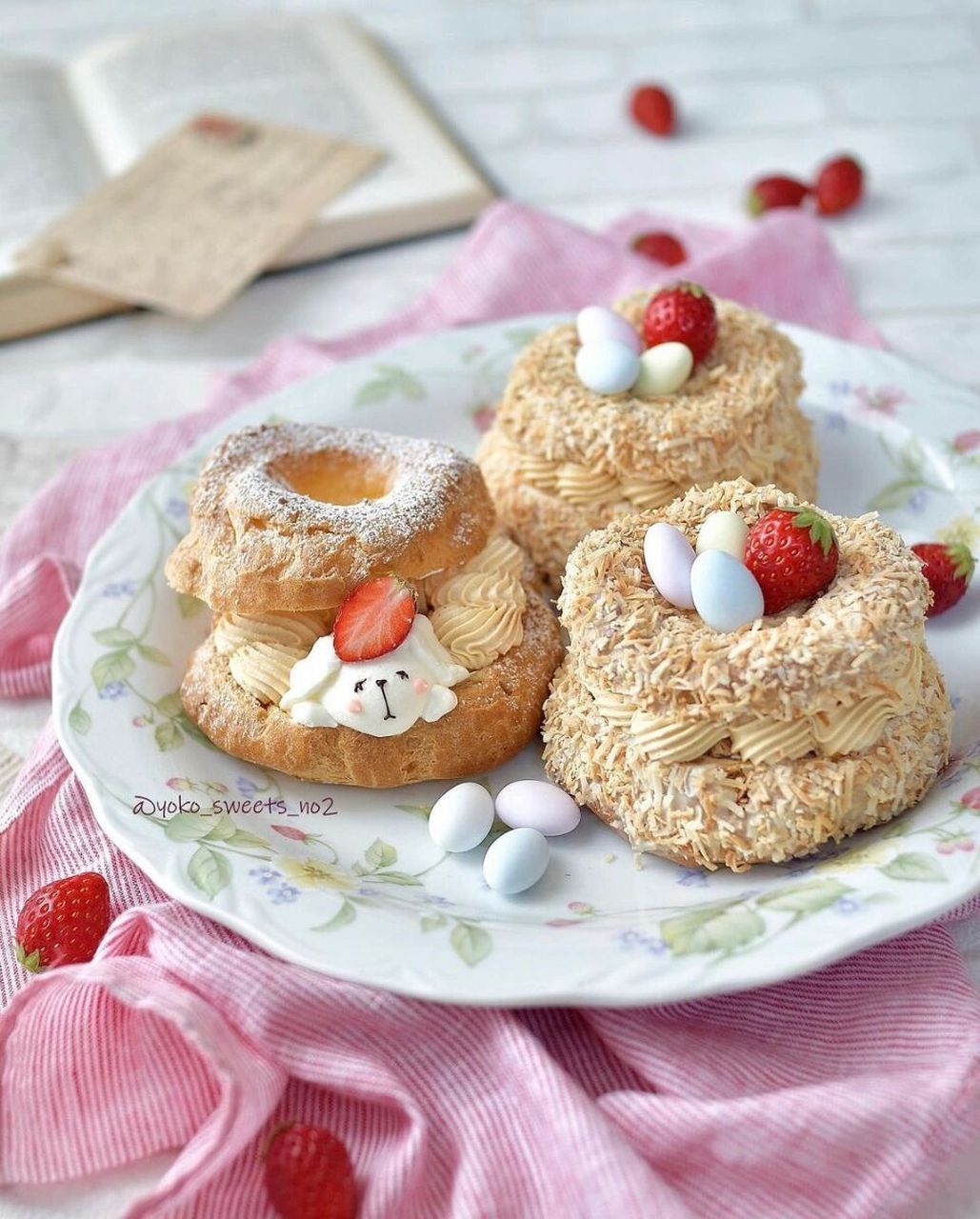 高颜值神仙甜品🍮每一寸的精致蔓延到摆盘😍 下午茶时间✨ 博主