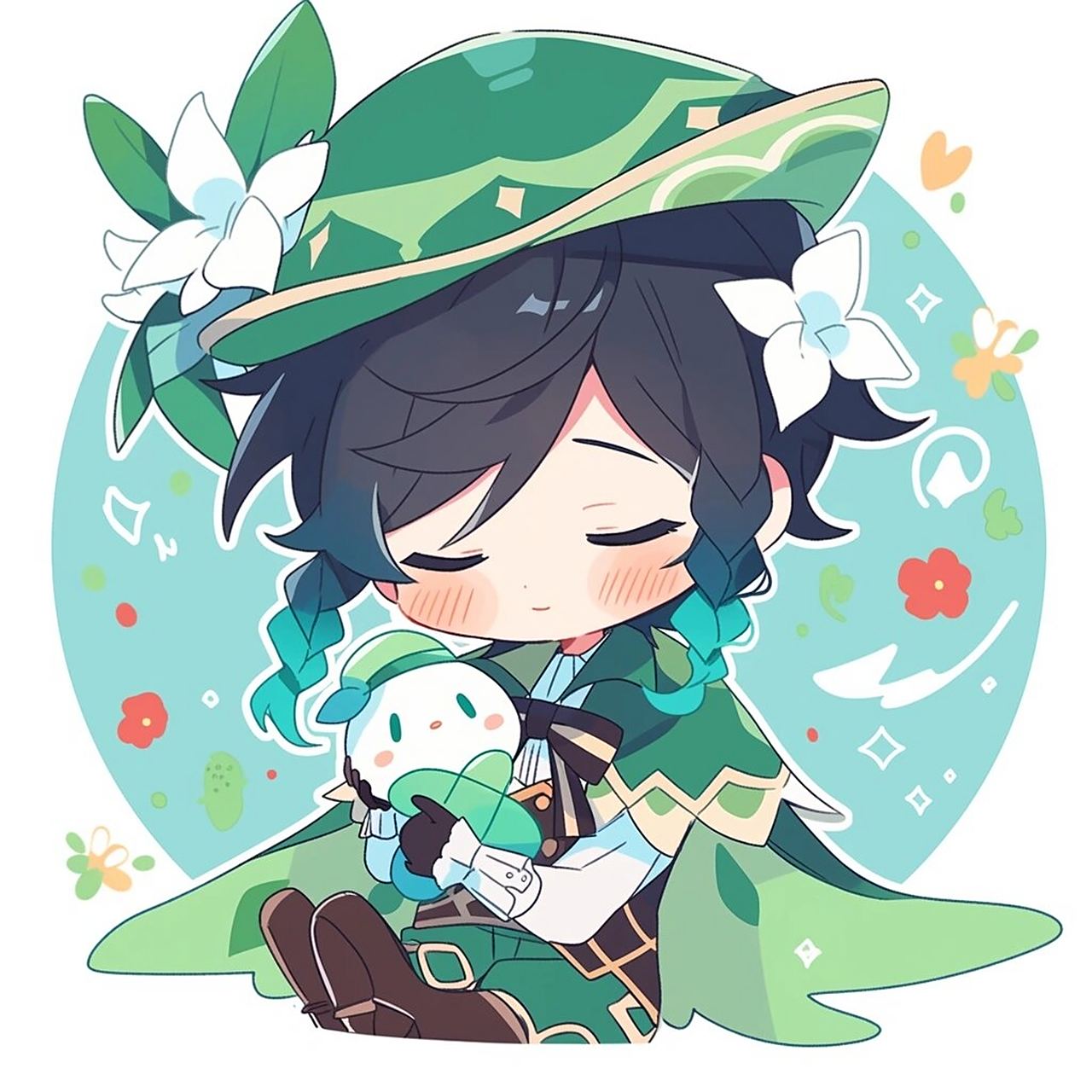 原神|超可爱的温迪 我现在会为你歌颂美好的万物万象,四季轮转,四风从