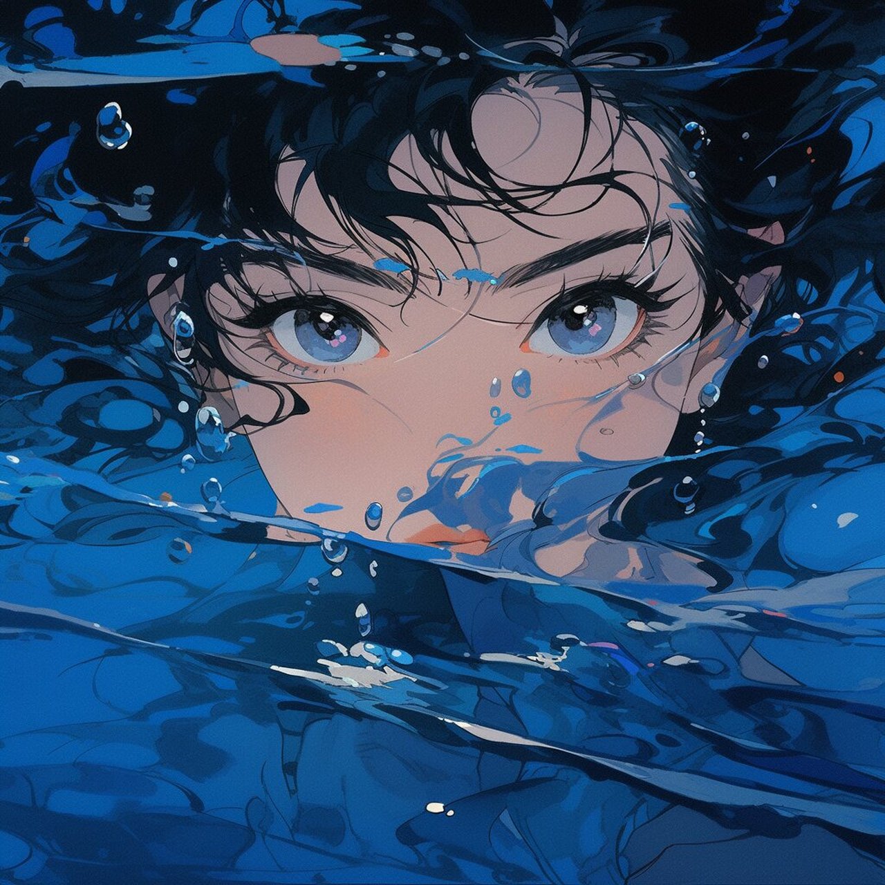 大家好,今天给大家分享一波清新唯美的蓝色系女孩动漫头像!