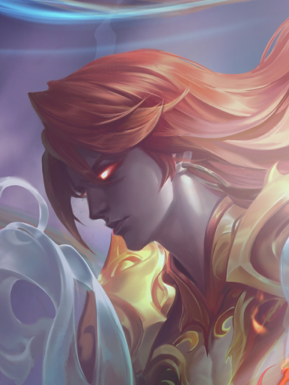 王者荣耀 李信-炽霜斩 超清无水印海报 坐拥两个天花板级别的传说皮