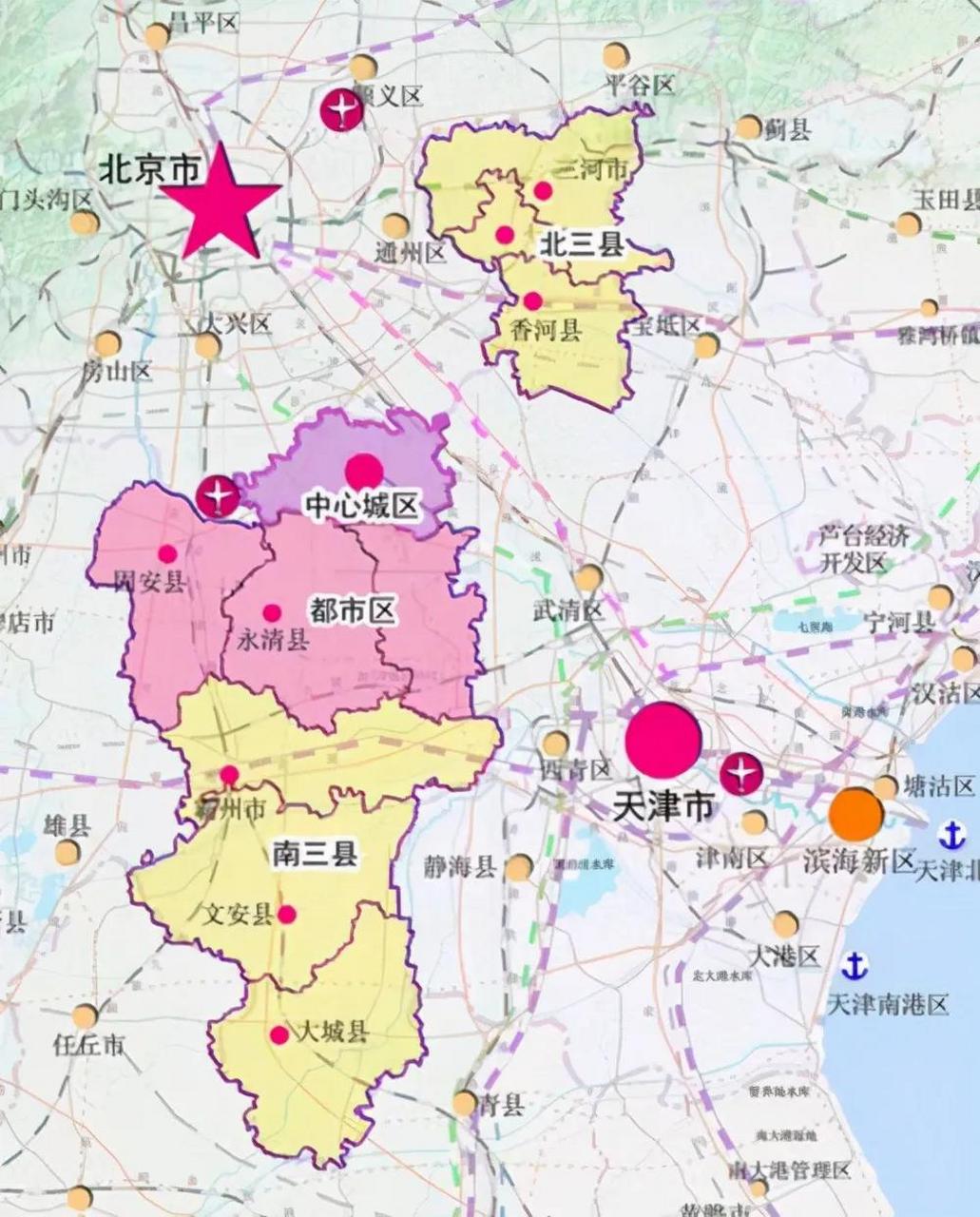 京津走廊明珠——廊坊,河北省廊坊市下辖2区6县,代管2个县级市,总面积