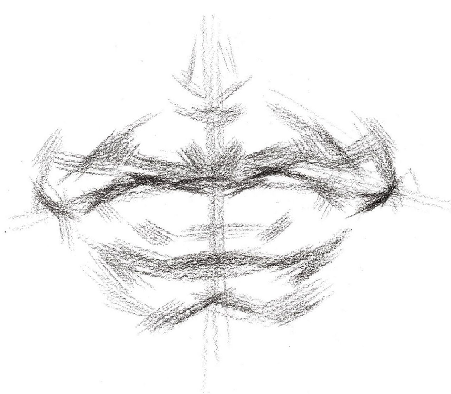 一秒钟学会素描嘴