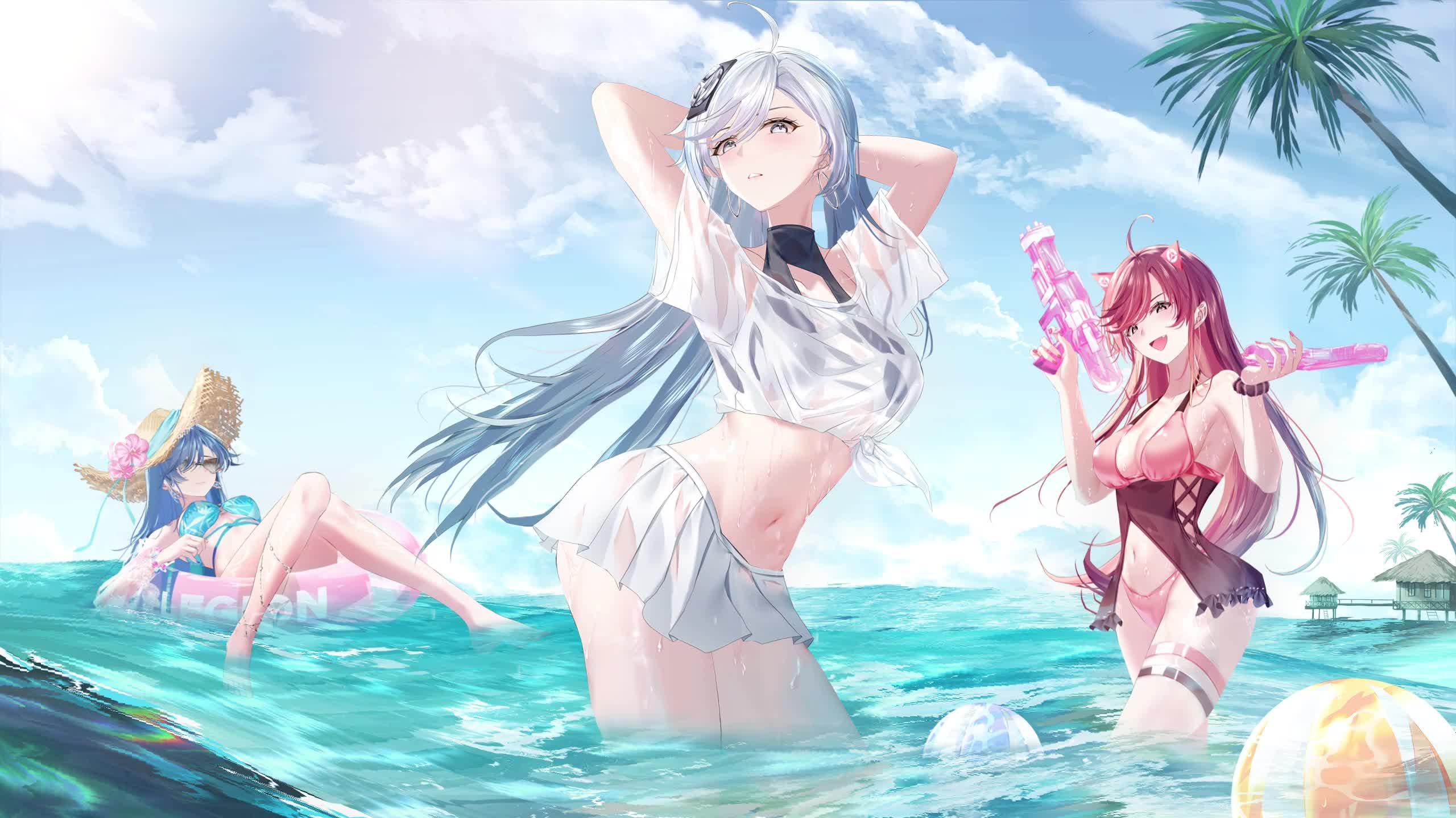 拯救姬泳装动态壁纸